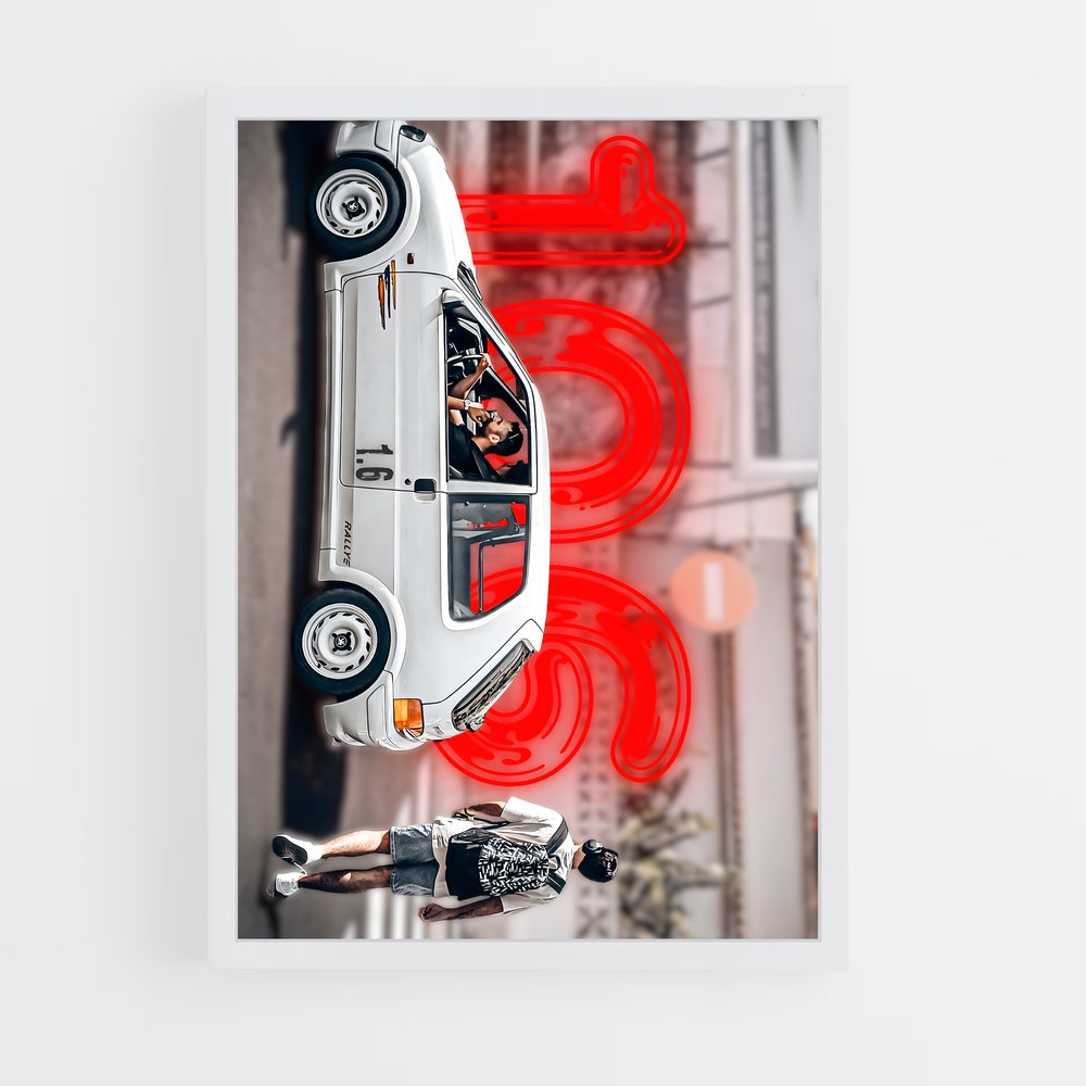 Poster Rallye Éclair – affiche Peugeot (vue 3)